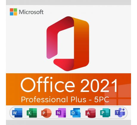 Microsoft Office Professional Plus 2021 pre 5 PC 269-17186