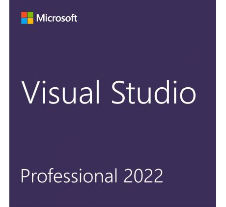 Microsoft Visual Studio Professional 2022 64 bit DG7GMGF0D3SJ-0003, nová licencia