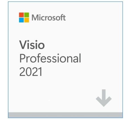 Microsoft Visio Pro 2021, el. licencia D87-07606