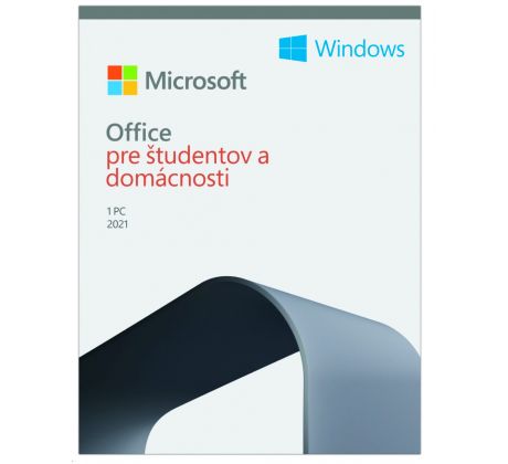 Microsoft Office 2021 pre študentov a domácnosti elektronická licencia EU 79G-05339 nová licencia