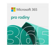 Microsoft 365 pre rodiny 1 rok elektronická licencia EU 6GQ-00092 nová licencia