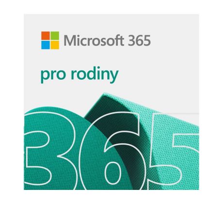 Microsoft 365 pre rodiny 1 rok elektronická licencia EU 6GQ-00092 nová licencia