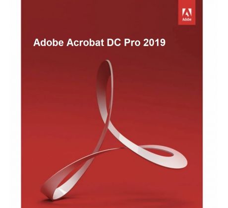 Kancelársky softvér Adobe Acrobat DC Pro 2019 -653109343 Doživotná, elektronická licencia