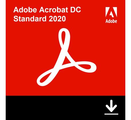 Kancelársky softvér Adobe Acrobat DC Standard 2020 Win. 65310996 Doživotná, elektronická licencia